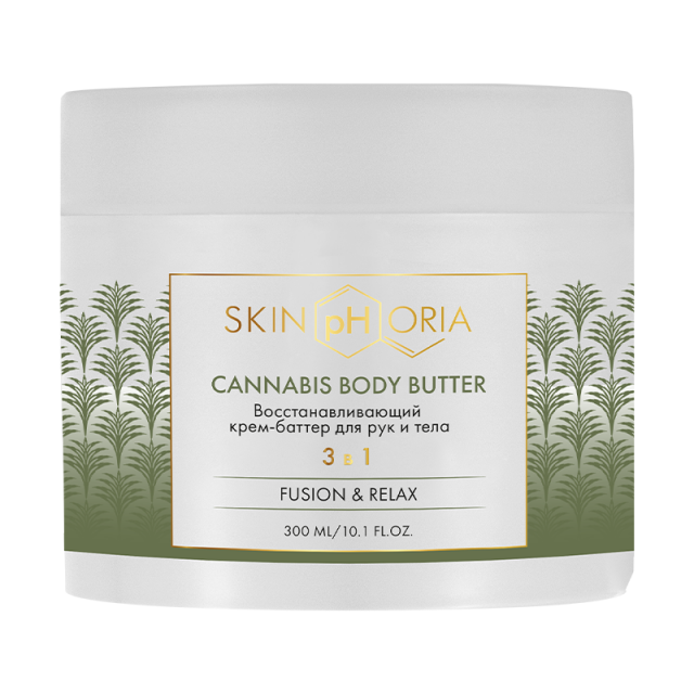 Изображение товара Крем-баттер для рук и тела Cannabis 300 мл восстанавливающий питательный