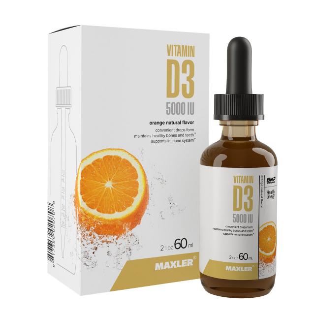 Изображение товара Макслер Д3 капли апельсин 60мл