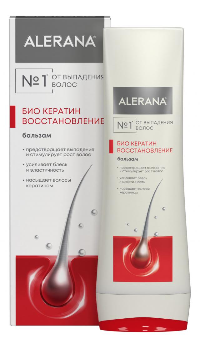 Изображение товара Алерана бальзам-ополаскиватель Био Кератин восстановление 200мл