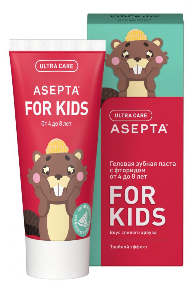 Изображение товара Асепта зубная паста Кидс Тройной эффект от 4 до 8лет 50мл