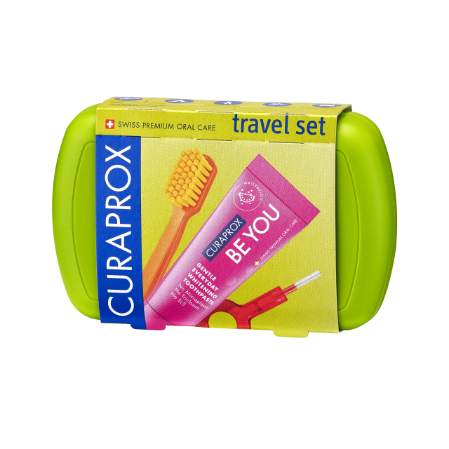 Изображение товара Дорожный набор для гигиены полости рта BE YOU с щеткой, пастой и ёршиками