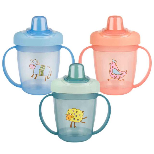Изображение товара Курносики поильник-непроливайка с ручками 250мл 17021