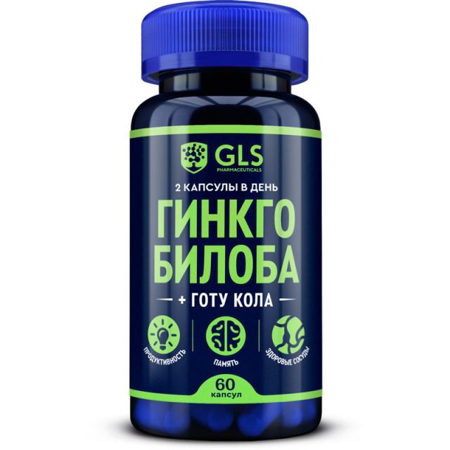 Изображение товара ГЛС Гинкго билоба+Готу кола капсулы №60