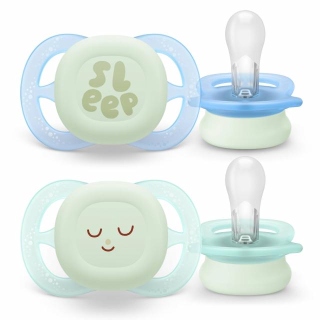 Изображение товара Авент пустышка Ультра Старт 0-2мес. ночная №2 SCF075/08