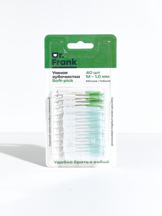 Изображение товара Зубочистки Доктор Франк Софт-пик р.М 1мм 40шт гигиенические