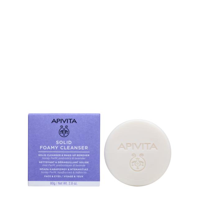 Изображение товара Апивита крем-мыло для очищения и снятия макияжа 80г натуральное средство