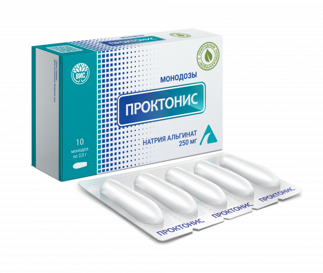 Изображение товара Проктонис суппозитории ректальные 2г №10