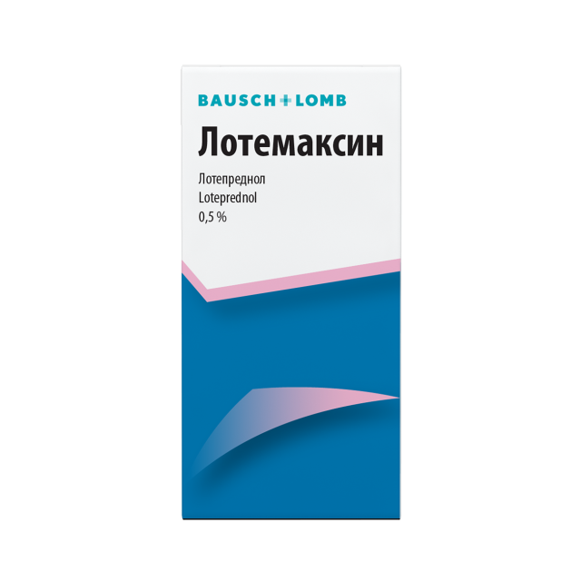 Изображение товара Лотемаксин капли глазные 0,5% 5мл