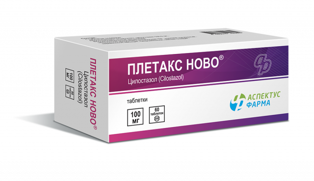 Изображение товара Плетакс Ново 100 мг таблетки №60 для улучшения кровообращения ног