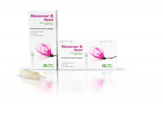 Изображение товара Магнелис В6 Аква раствор 10 мл для устранения дефицита магния