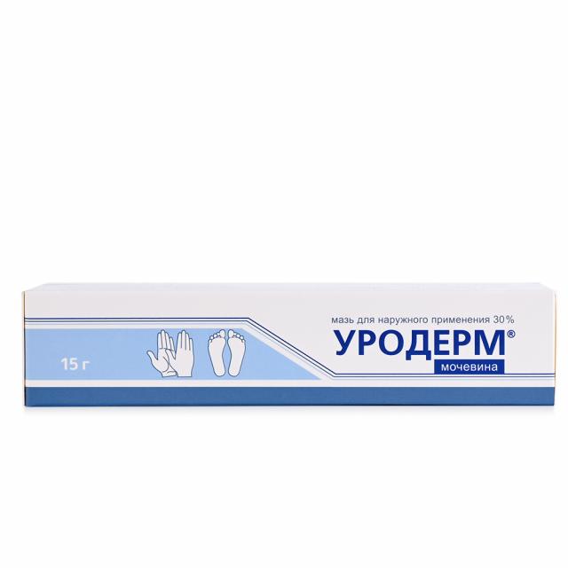Изображение товара Уродерм мазь наружная 30% 15г для лечения дерматологических заболеваний