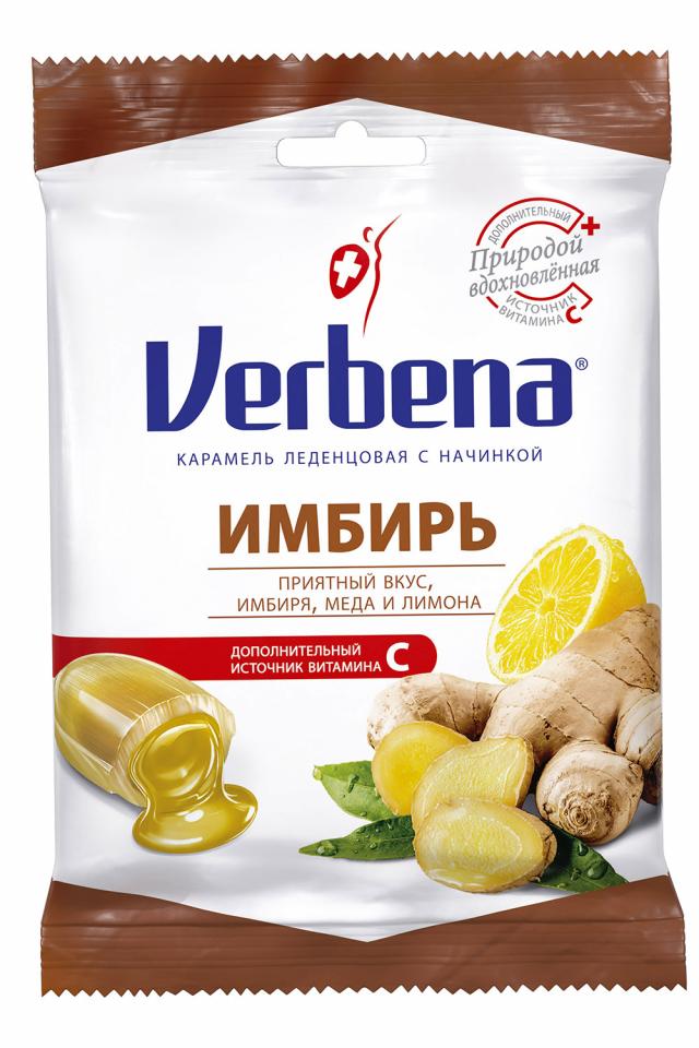 Изображение товара Вербена карамель лечебная Имбирь 60г