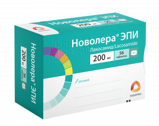 Изображение товара Новолера ЭПИ таблетки 200мг №56 - противоэпилептический препарат