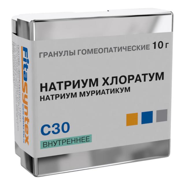 Изображение товара Натриум Хлоратум С-30 гранулы 10г Ф