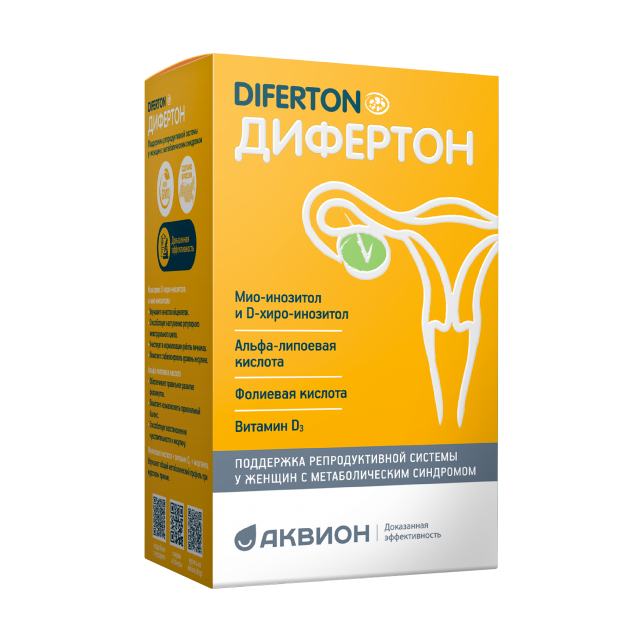 Изображение товара Дифертон капсулы 835мг №60 для поддержки репродуктивной системы женщин