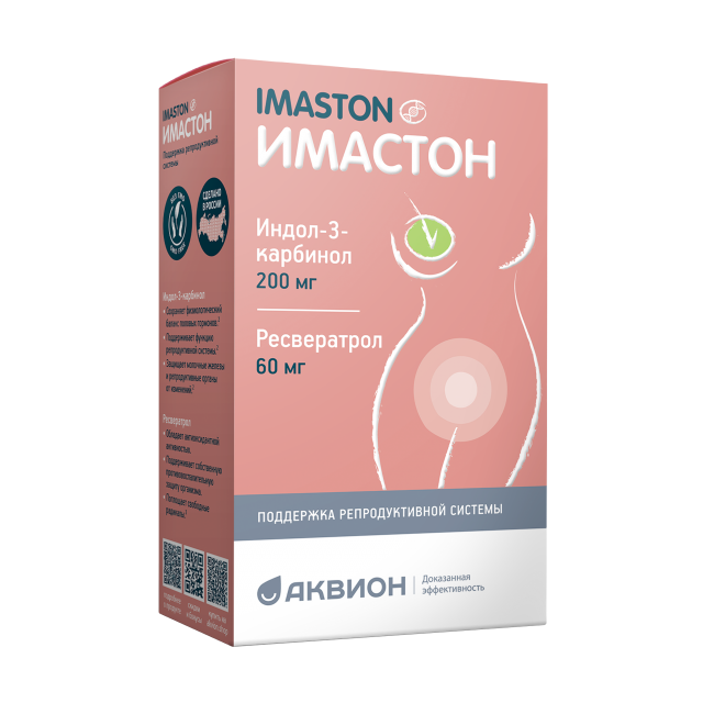 Изображение товара Имастон капсулы 505мг №30 поддержка репродуктивной системы натуральный состав