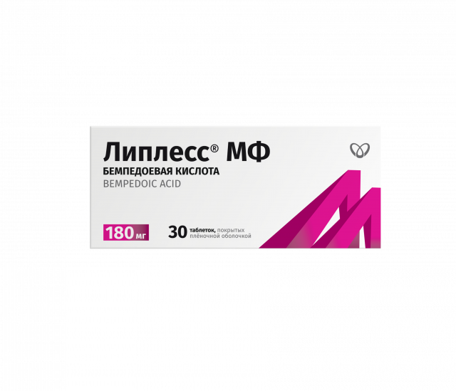 Изображение товара Липлесс МФ таблетки покрытые оболочкой 180мг №30