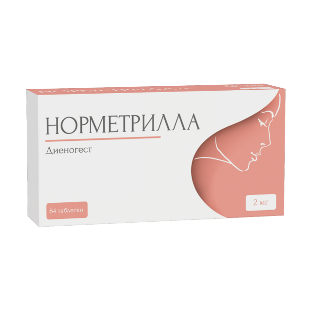 Изображение товара Норметрилла таблетки 2мг №84