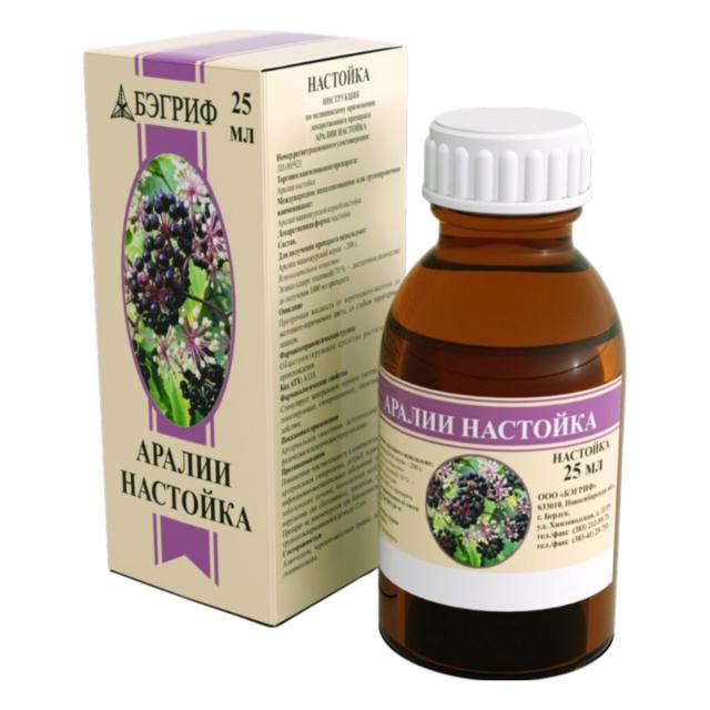 Изображение товара Аралия настойка 25мл Бэгриф