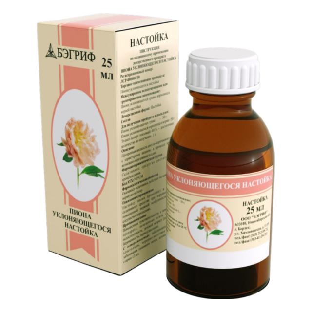 Изображение товара Пион настойка 25мл Бэгриф - спокойствие и расслабление