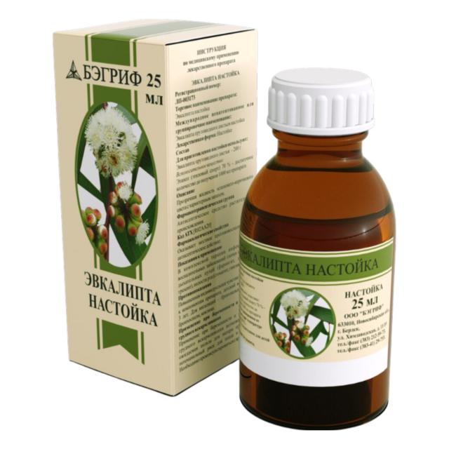 Изображение товара Эвкалипт настойка 25мл Бэгриф