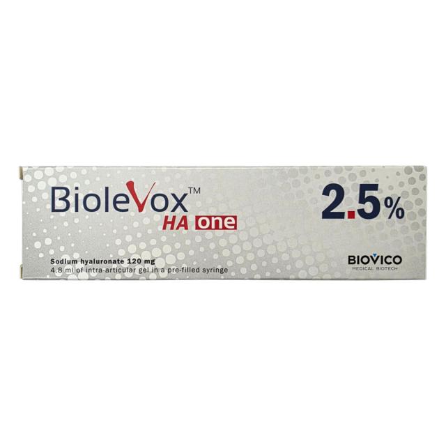 Изображение товара Раствор для внутрисуставных инъекций Biolevox HA ONE 2.5% 4.8мл