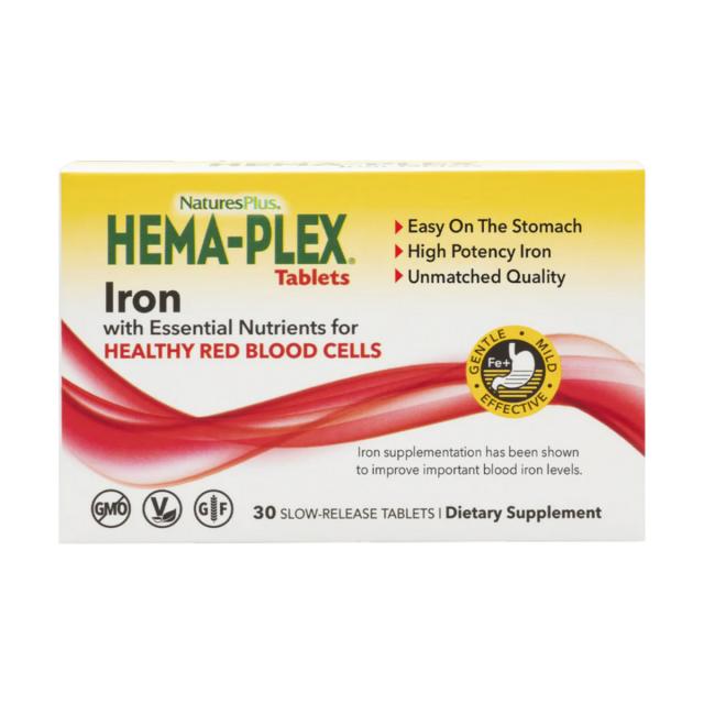 Изображение товара Нэйчес Плюс Хема-Плекс Железо таблетки для восполнения железа и повышения иммунитета