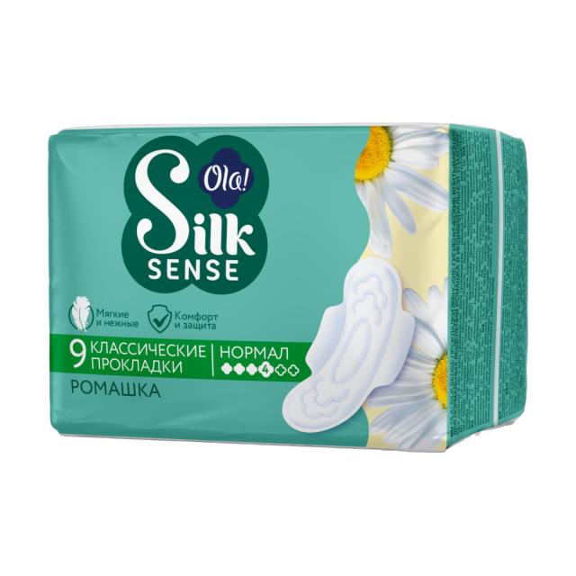 Изображение товара Гигиенические прокладки Ola! Silk Sense классик ромашка 9 шт Нормал