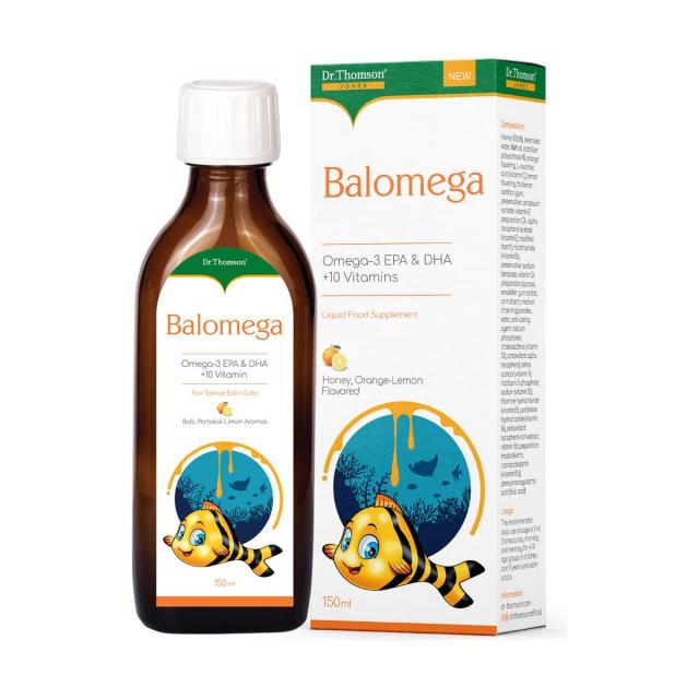 Изображение товара Др. Томсон Баломега сироп для детей Омега-3 и витаминов 150 мл