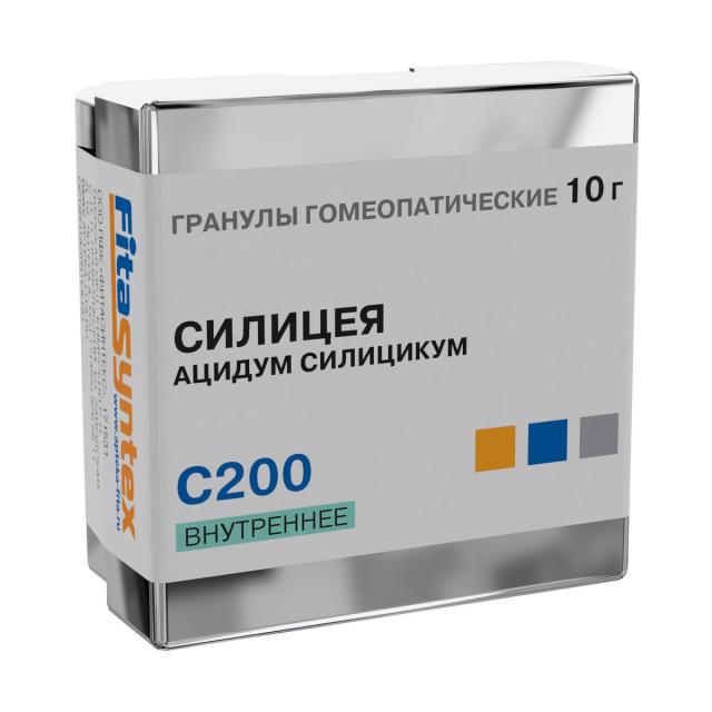 Изображение товара Силицея (Ацидум силицикум) С-200 гранулы 10г Ф