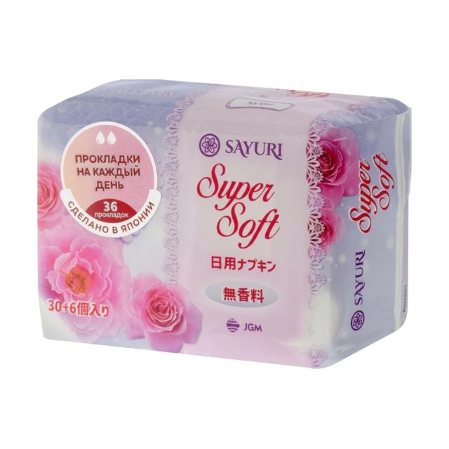 Изображение товара Саюри Супер Софт прокладки ежедневные 15см №36