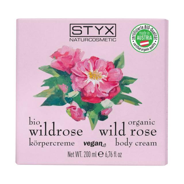 Изображение товара Парфюмерный крем для тела Дикая роза 200 мл Стикс - питание и увлажнение кожи