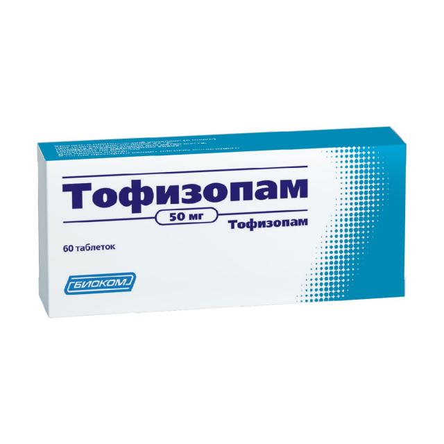Изображение товара Тофизопам таблетки 50мг №60 Биоком
