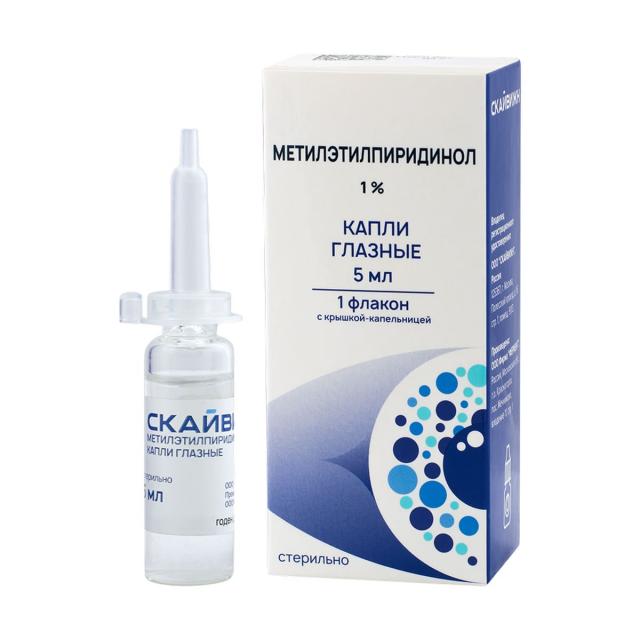 Изображение товара Метилэтилпиридинол капли глазные 1% 5мл