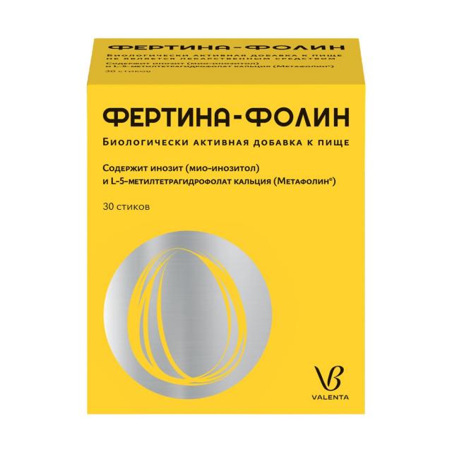 Изображение товара Фертина-Фолин порошок для приготовления раствора внутрь 30 стиков