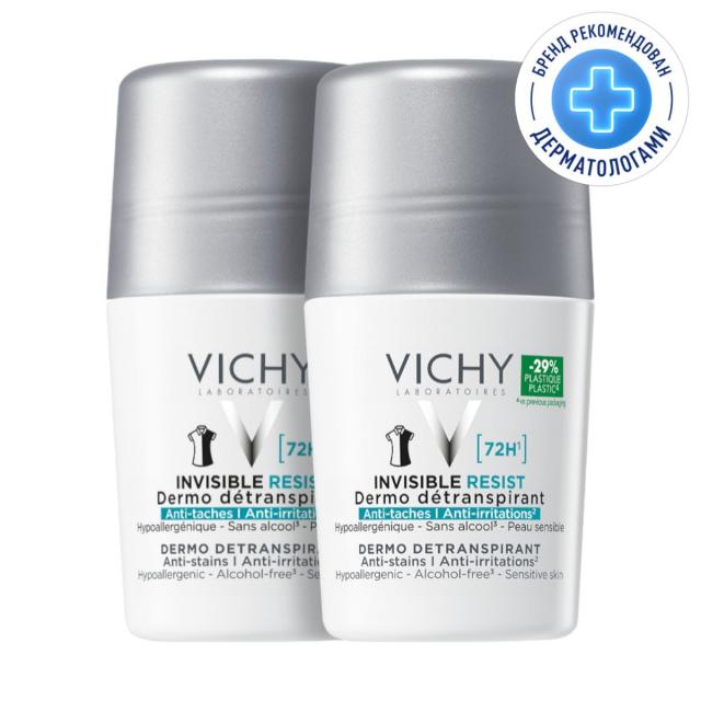 Изображение товара Виши дезодорант-ролик Инвизибл невидимый 72часа 50мл №2