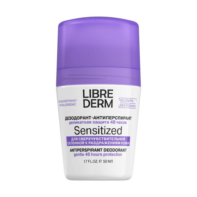 Изображение товара Дезодорант-ролик Либридерм для чувствительной кожи 48 ч 50 мл