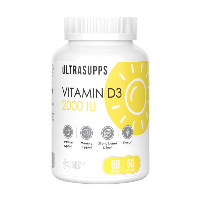 Изображение товара Ультрасаппс Витамин D3 2000МЕ капсулы 60 шт