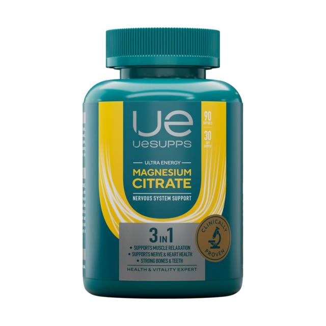 Изображение товара Биодобавка UESUPPS Ультра Энерджи Магния цитрат капсулы 90 шт Изображение товара Биодобавка UESUPPS Ультра Энерджи Магния цитрат капсулы 90 шт
