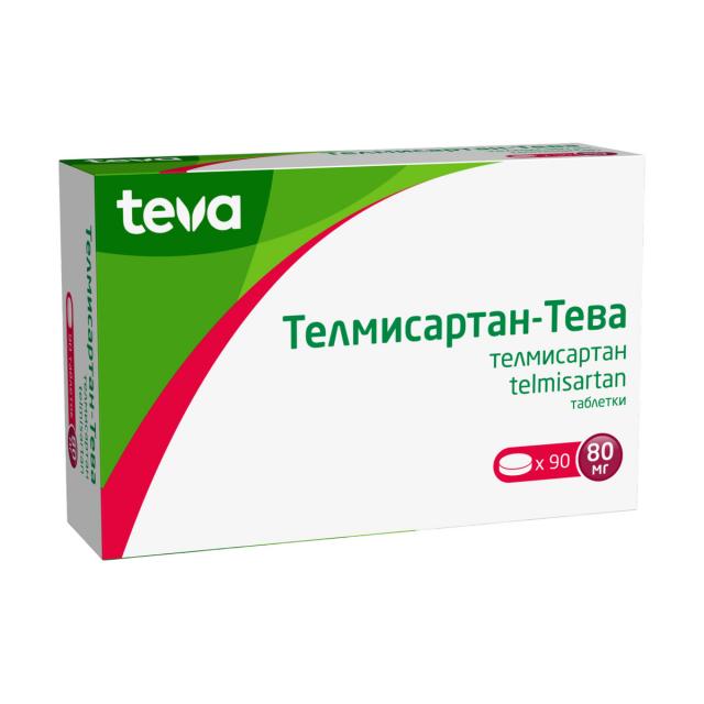 Изображение товара Телмисартан-Тева таблетки 80мг №90