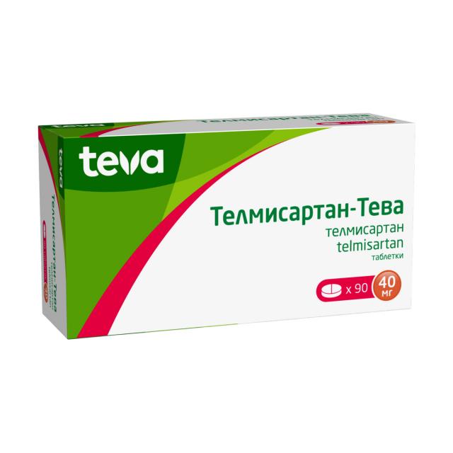 Изображение товара Телмисартан-Тева таблетки 40мг №90