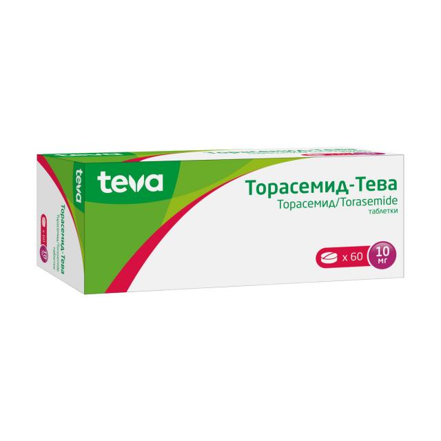 Изображение товара Торасемид-Тева таблетки 10мг №60