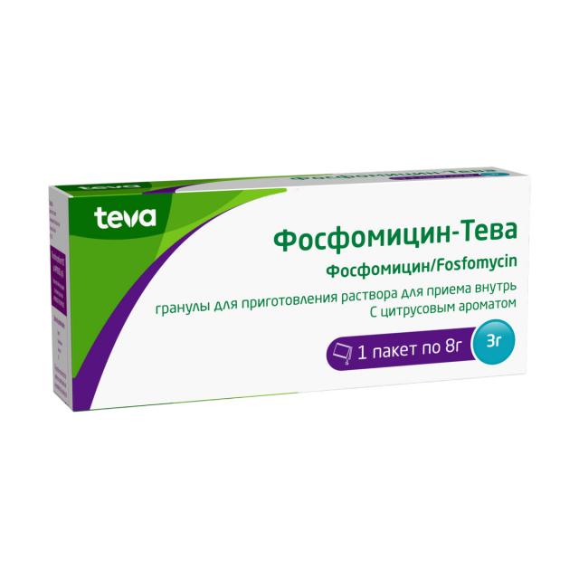 Изображение товара Фосфомицин-Тева гранулы 3 г для раствора