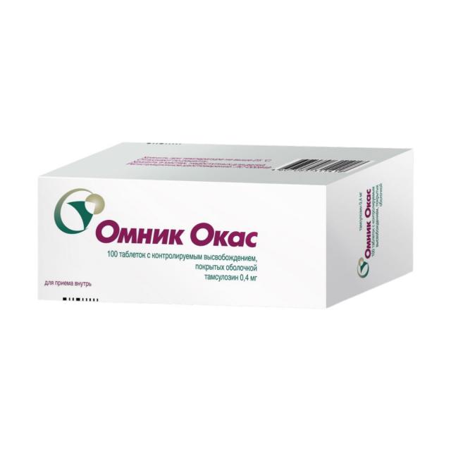Изображение товара Омник Окас таблетки с контролируемым высвобождением 0,4мг №100