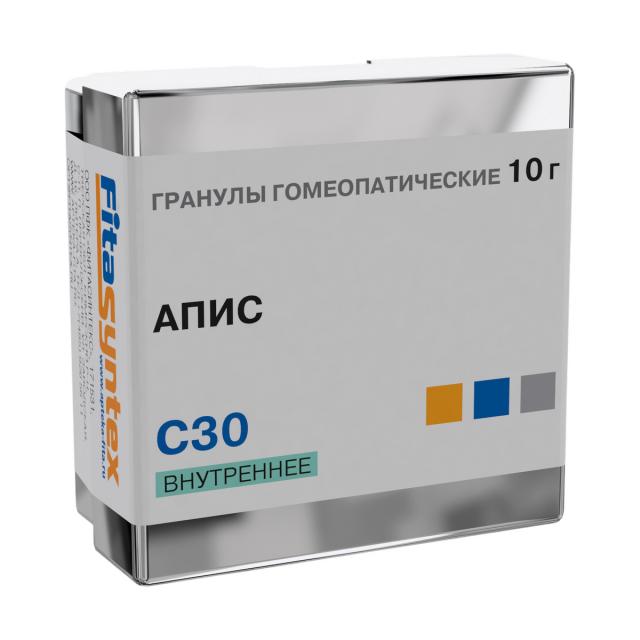 Изображение товара Апис С-30 гранулы 10г Ф Изображение товара Апис С-30 гранулы 10г Ф
