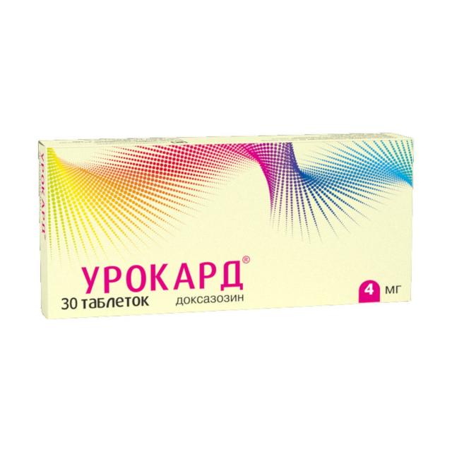 Изображение товара Урокард таблетки 4мг №30