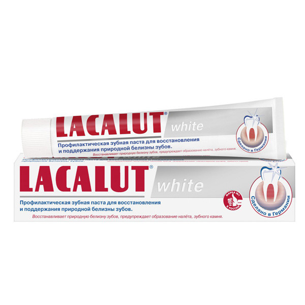 Изображение товара Лакалют зубная паста Уайт 50мл для отбеливания и ухода за зубами