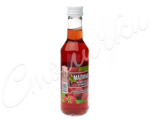 Изображение товара Сироп Малина на фруктозе 250мл натуральный фруктовый подсластитель