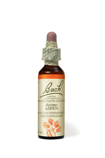 Изображение товара Цветы Баха Аспен капли №2 10мл натуральное средство от тревожности и страхов