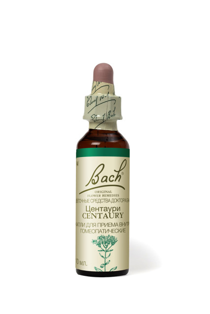 Изображение товара Цветы Баха Центаури капли №4 10мл для укрепления характера и внутренней силы